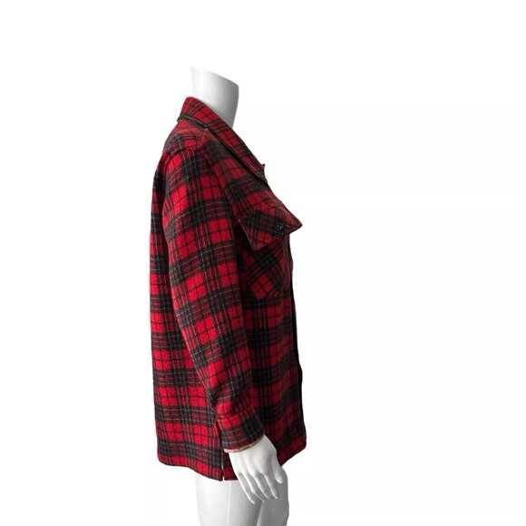 $780 Pierre-Louis Mascia Pancake Plaid Check Shirt Size XS 100% Wool - Picture 6 of 11